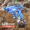 Нетоксичный электрический водяной пистолет Uzi для стрельбы на дальние дистанции с подсветкой, игрушка, полноавтоматический водяной пистолет высокого давления для детей и взрослых