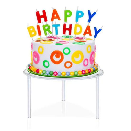 Акриловая подставка для торта, прочная, несущая, высокая устойчивость, прозрачный дизайн, простая сборка, напиток