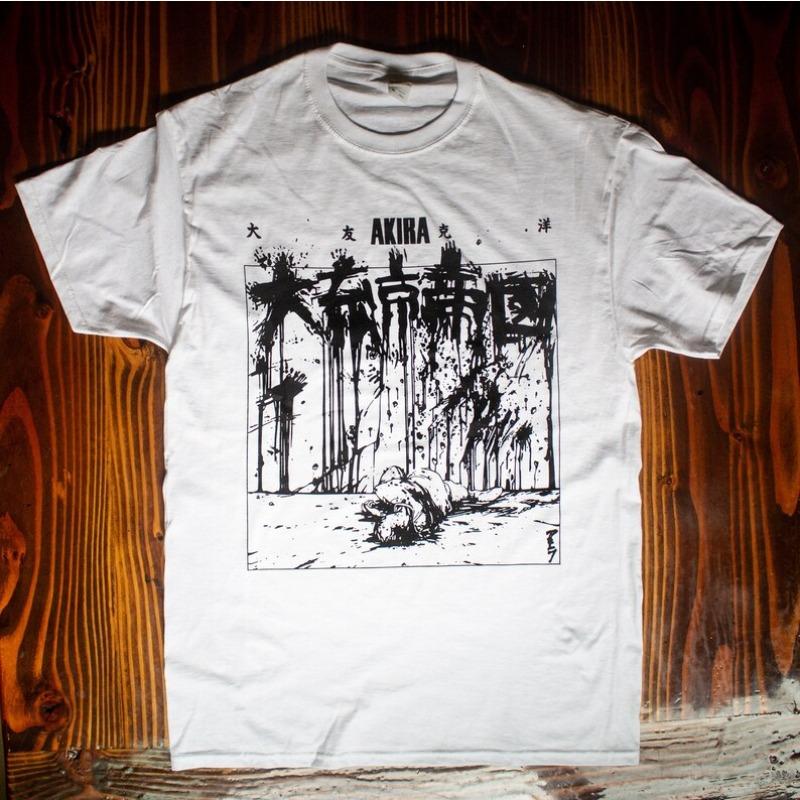 Japan Classic Anime Akira Manga Graphic Print T-Shirt Men Women Cotton Relaxed Fit Short Sleeve Tee Loose Casual Oversized Top Summer New Tee