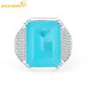 Sace Gems Классический медный сплав 12*16 мм циркониевое кольцо женские ювелирные изделия свадебный подарок для вечеринки