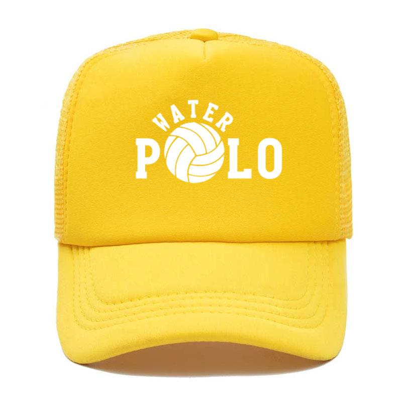 New Waterpolo Player Print Casual Women Unisex Unisex Summer Parentchild Hats Mesh Visor Outdoor Sun Hat
