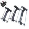 Universal Battery Hold Down Tray Corrosion-Resistant Steel Storage Battery Holder Adjustable Bracket Clamp Battery Tray