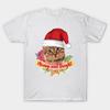 T Shirt Women Meowy And Bright Christmas Holiday Cat T Shirt Harajuku Print Kawaii Tshirt Summer Short Sleeve Female T-Shirt Top Tee