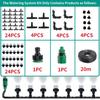 5-30M Automatic Misting Watering Kit Fog Nozzles Irrigation System Garden Spray Head Courtyard Cooling Sprinkler Set 4/7mm Hose