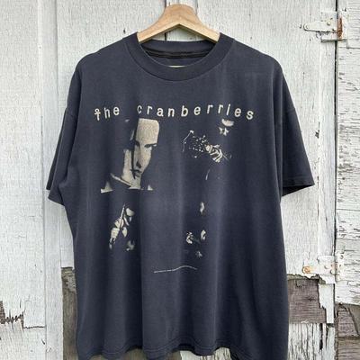 90-е The Cranberries Дебютный Альбом Черная Футболка С Коротким Рукавом Ремейк S 5XL