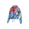 Floral Print Hooded Long Sleeve Jacket Women Jacket Purple Red AT0563-686