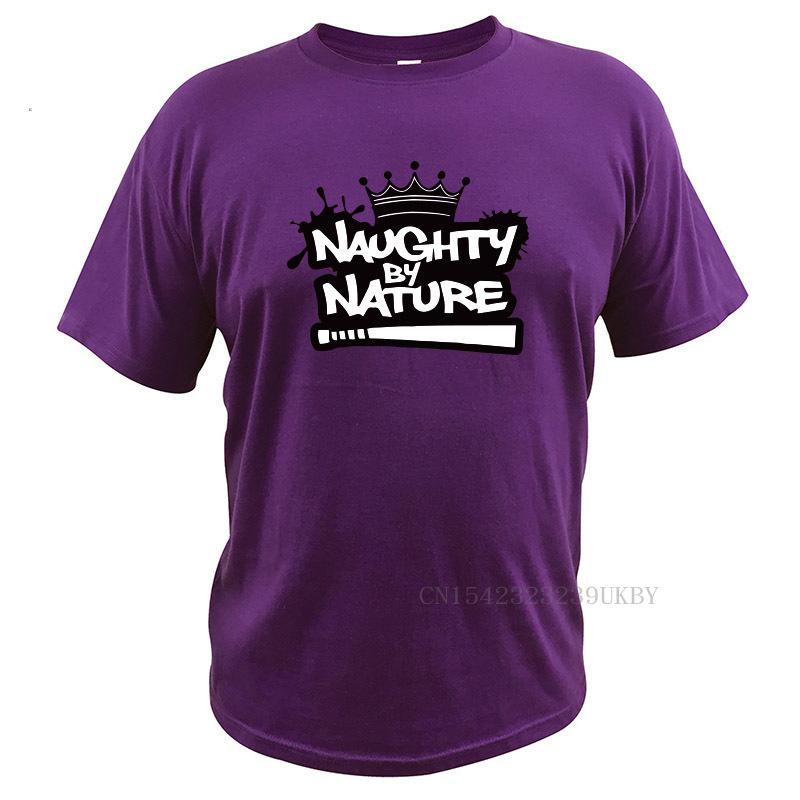 Naughty By Nature Tshirt American Hip Hop Tshirt Designer Crown Design Comfortable 100 Cotton Basic Tops