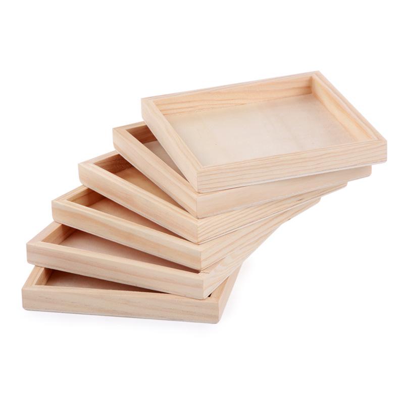 3D Wooden Puzzle Tray for 9-Piece Cube Puzzles