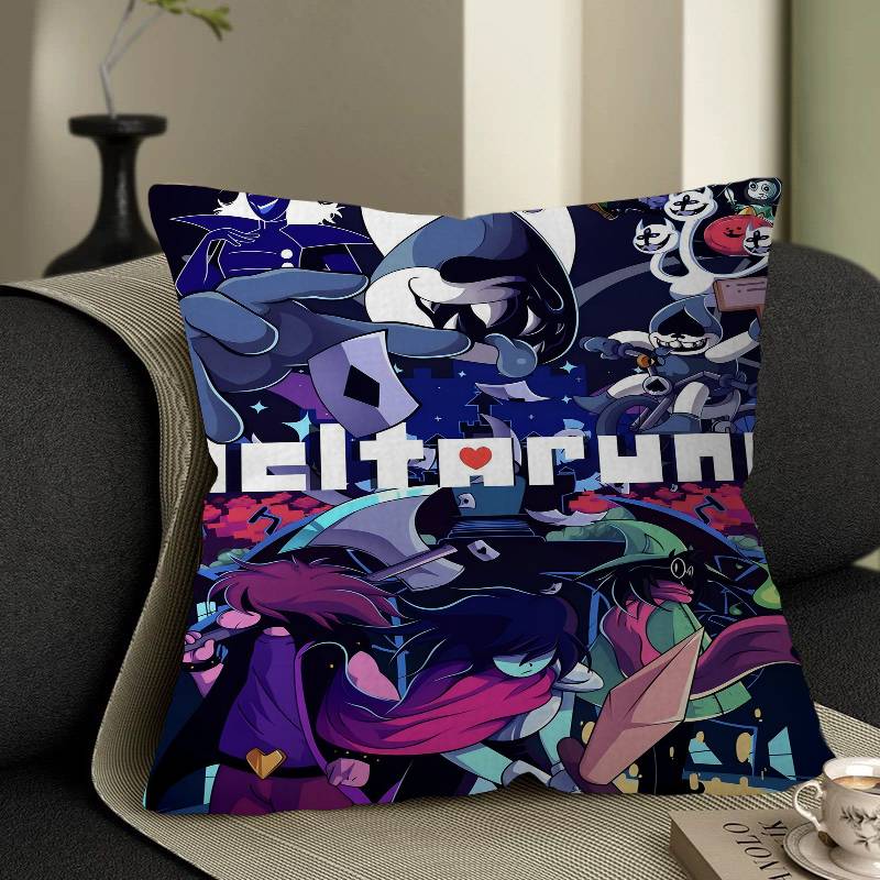 Чехол для подушки в стиле аниме D-Deltarune для спальни, комнаты и дивана в гостиной, декоративный чехол для подушки