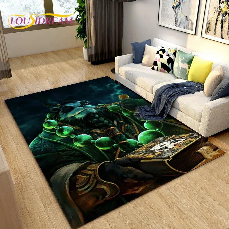 3D WOW, большой коврик для игровой зоны World of Warcraft, коврик для гостиной, спальни, дивана, коврик для украшения, детский нескользящий напольный коврик