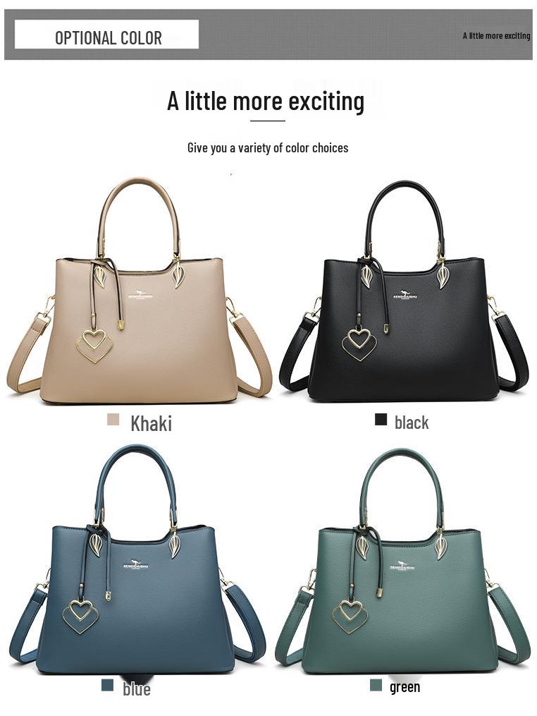 Женская универсальная сумка через плечо Kangaroo 2025 из мягкой кожи