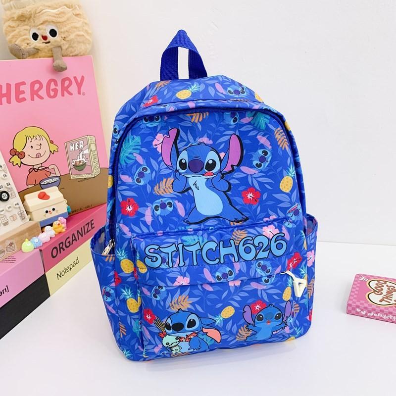 Детский рюкзак с гитарой, цветком, листом, ананасом, мультяшным узором