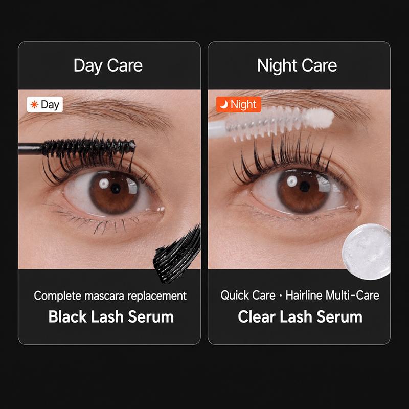 lilyeve Ампула-щетка Growturn Exosome 100 мл / Сыворотка для двойных ресниц lilyeve Clear 4 мл + Black 4 мл  (6 вариантов)