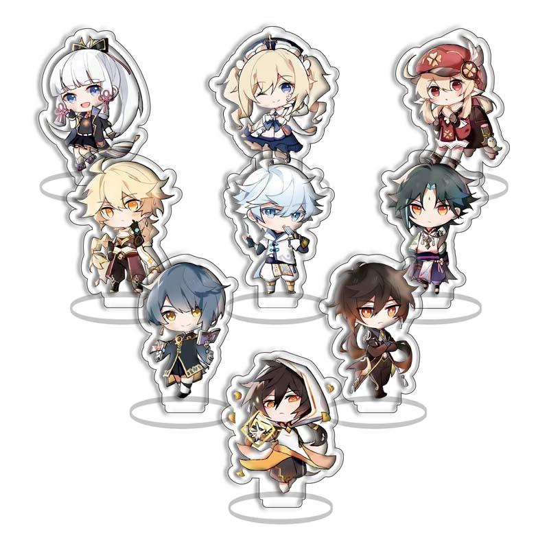 Milk Tea, Acrylic Standing Brand, Nine-Piece Pendant Game Merchandise