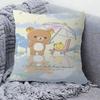 Аниме Милый Мультяшный Чехол на Подушку Rilakkuma Автомобильная Подушка-Плед для Дивана Автомобиля Рождественский Подарок xсм xсм