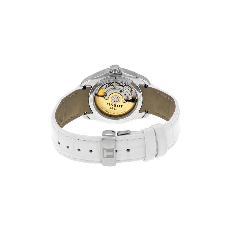 Tissot Серия Kutu Автоматический Механический Механизм Швейцарские Женские Механические Часы Женские часы Белая Сталь T035.207.16.011.00