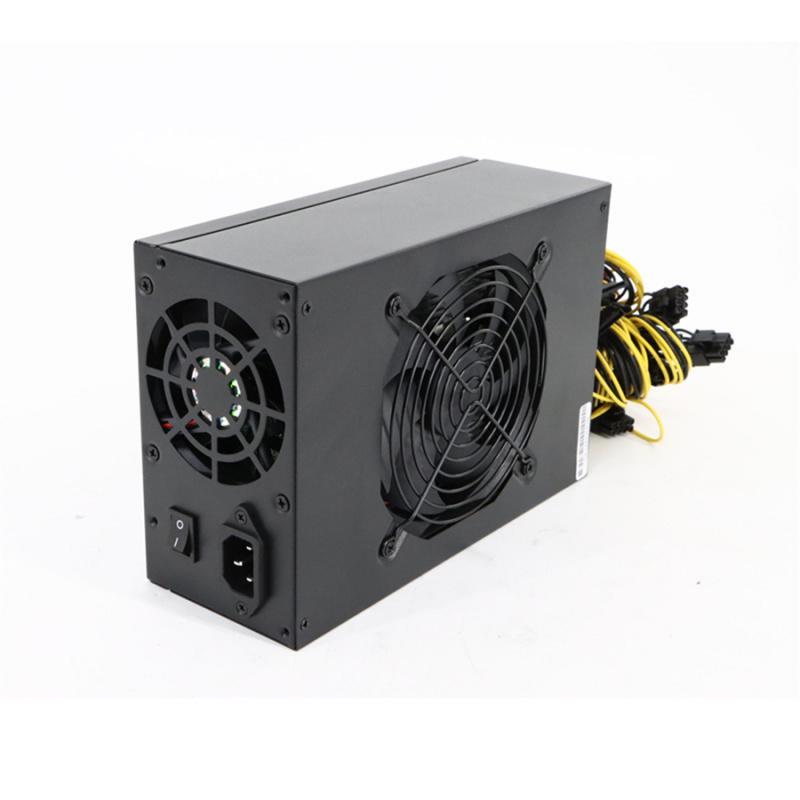 2400W 180V-240V Power Supply Support 8 Cards GPU For Miner ATX Computer