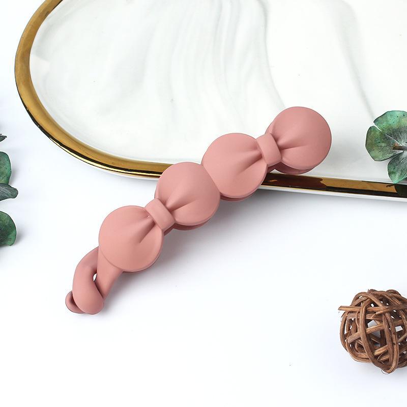 Frosted Banana Ponytail Clip Solid Color Hair Clip Women Hair Styling Clip Accessories Ponytail Barrettes Hair Claws Hairpins