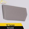 Модификация педалей из нержавеющей стали для Tucson 2015: Декоративные накладки на педали газа, тормоза и площадка для отдыха