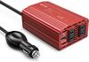 Инвертор BESTEK, Розетка прикуривателя, Розетка 300 Вт, PD, Преобразует постоянный ток в переменный,