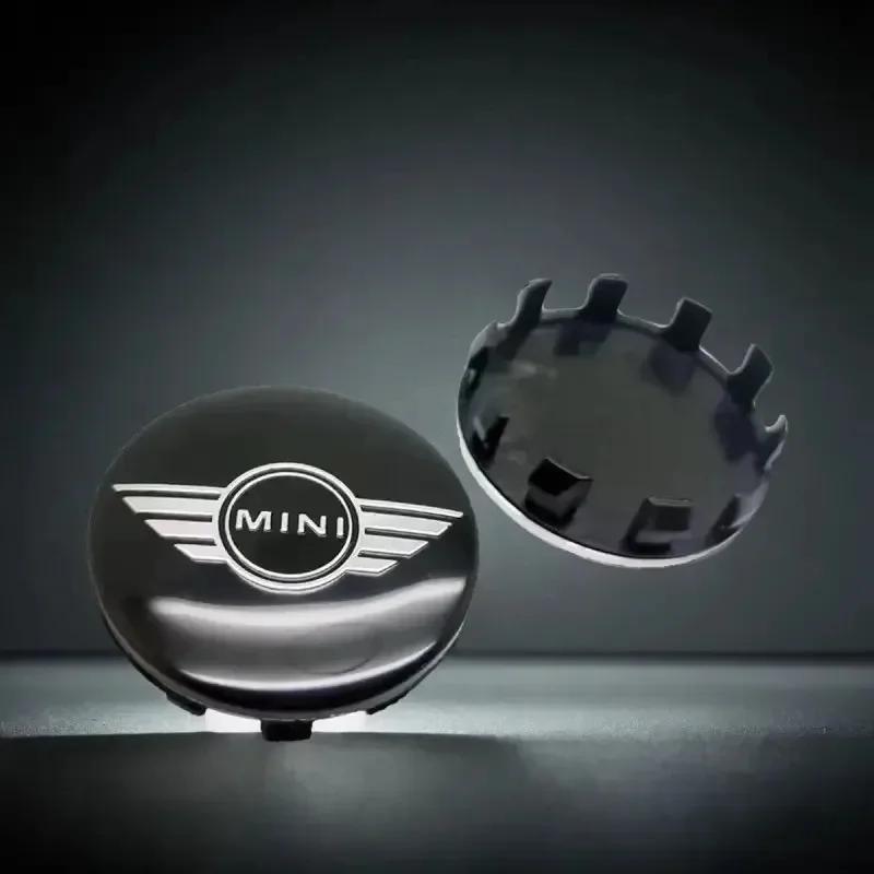AWROY1 4PCS-56mm for BMW MINI works S One Countryman F54 F55 F56 F57 F60 Car emblem Wheel Center Hub Cap wheel Badge covers