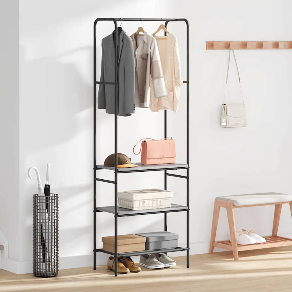 Clothes Stand Gray Sonoma 60 x 30 x 171 cm Engineered Wood