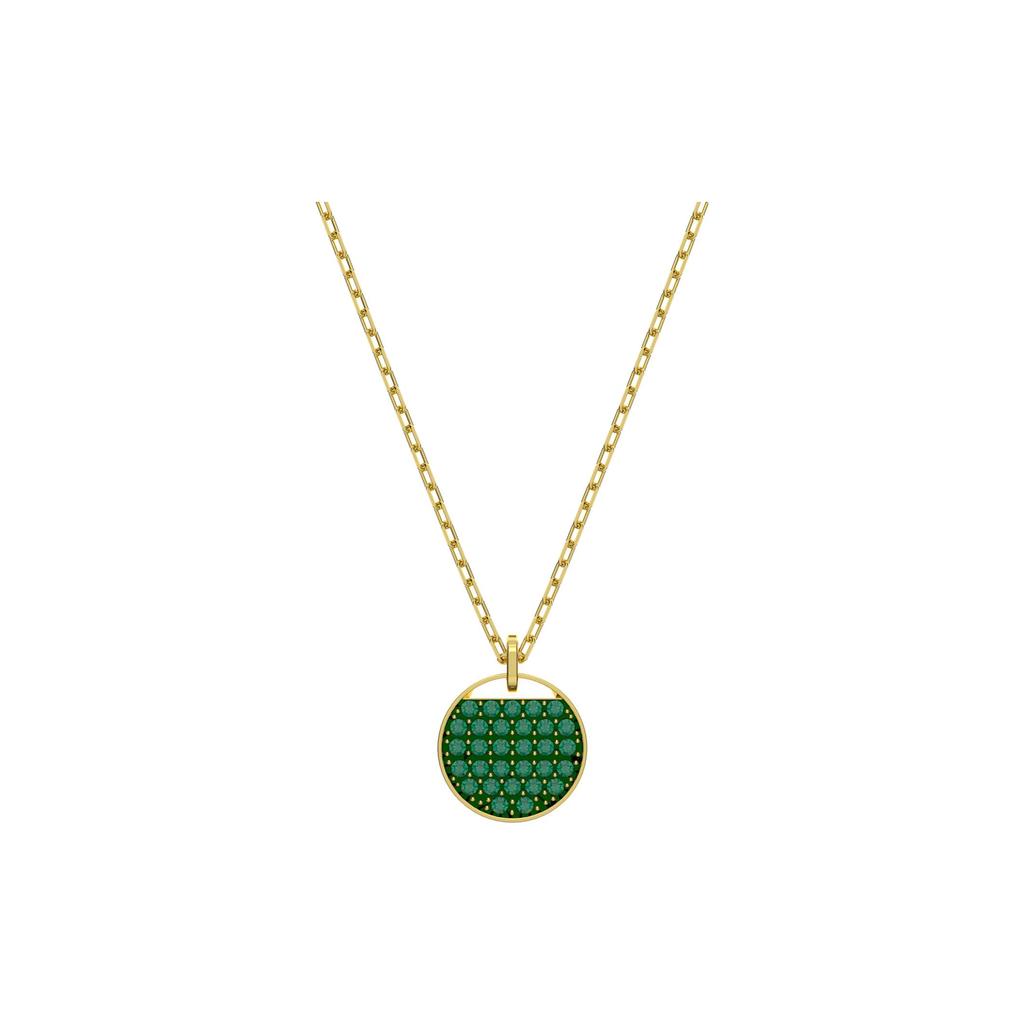 Swarovski Золотая цепочка с изумрудным кристаллом Bella V