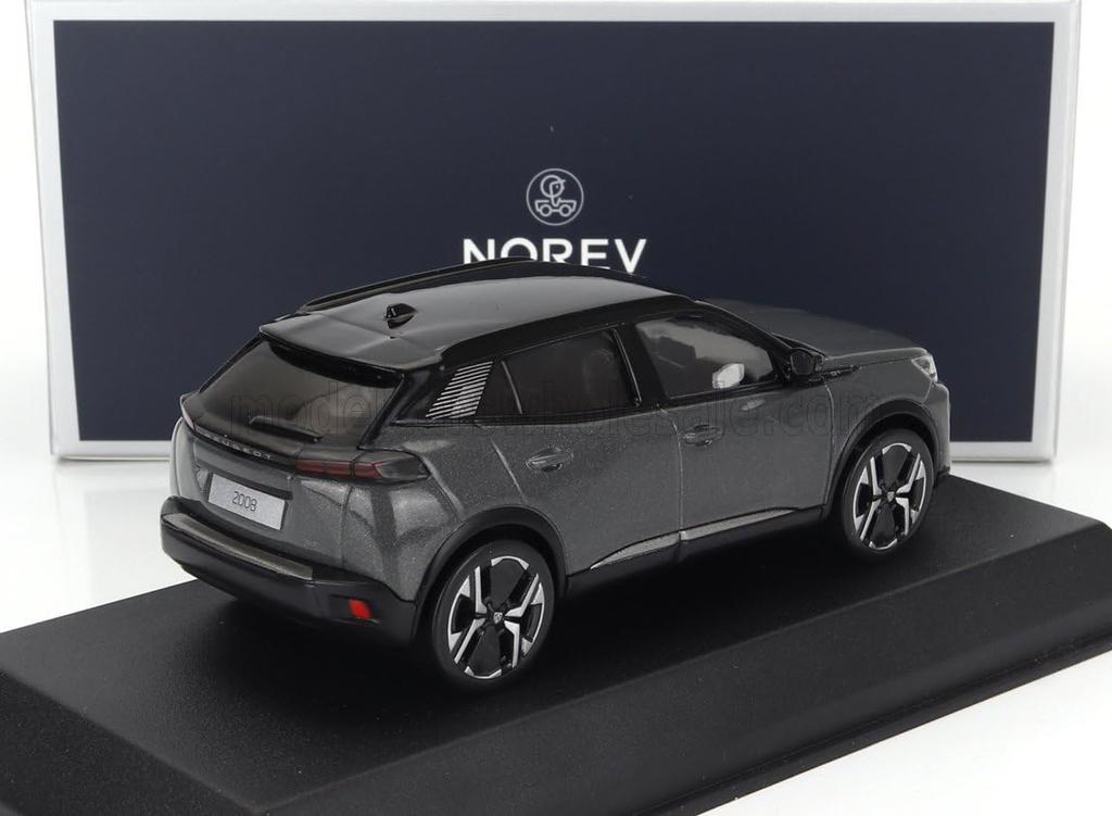 NOREV Peugeot 2008 GT 2024 (Gray) 1/43 Scale Diecast Model Car