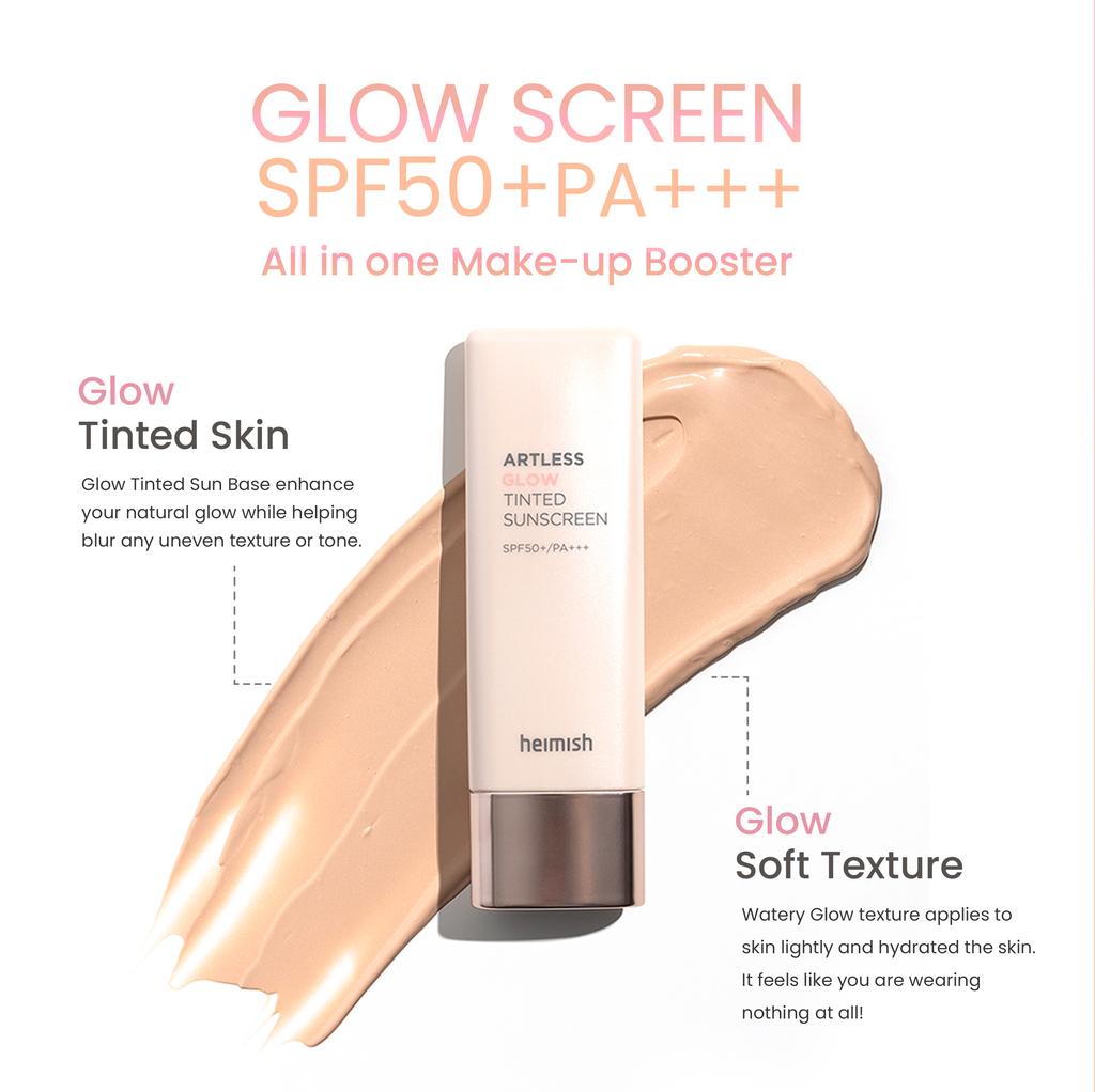 Артлес Глоу Тонирующий солнцезащитный крем SPF50+/PA++++ 40 мл / 1,35 жидкой унции.