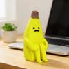3D-печатная фигурка Бананового Человека, забавная разочарованная скульптура банана для дома, офиса, гостиной, настольного декора