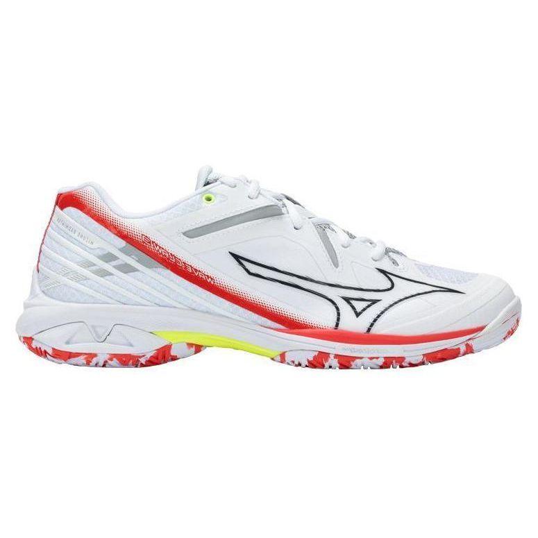 Mizuno Кроссовки унисекс Wave Claw 3 Wide White Radiant Red Ebony 71GA244305