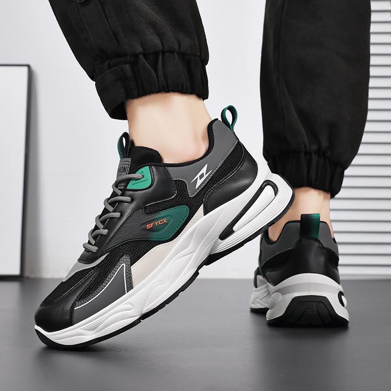 Men's Casual Sports Shoes Breathable Soft Sole Four Season New Anti Slip Comfortable Outdoor Running Shoes Fashion Male Sneakers