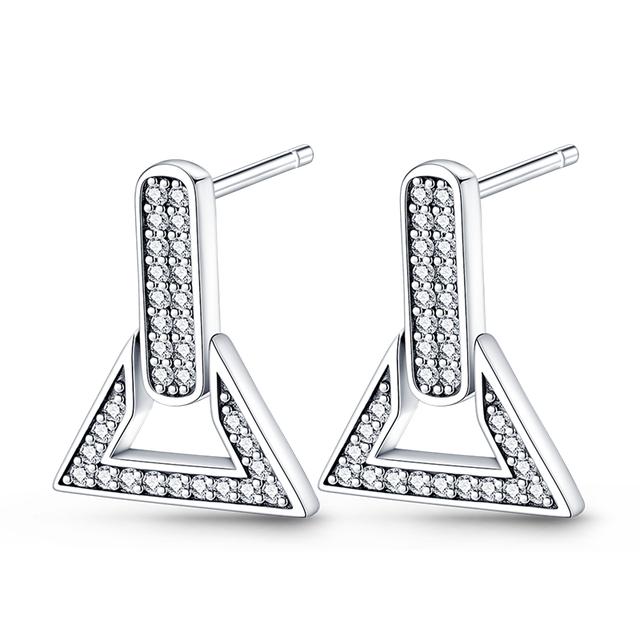 Весенние серьги-гвоздики из стерлингового серебра 925 пробы с цветком и насекомыми, женские серьги-гвоздики с геометрическим кругом, золотые серьги, серебро 925 пробы