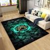 3D коврик для домашних животных с подошвой, большой коврик для гостиной, спальни, дивана, коврик для украшения, детский нескользящий напольный коврик