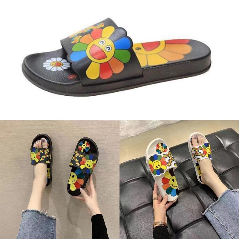 Soft And Durable Girls' Indoor/outdoor Beach Shoes With Sunflower Design