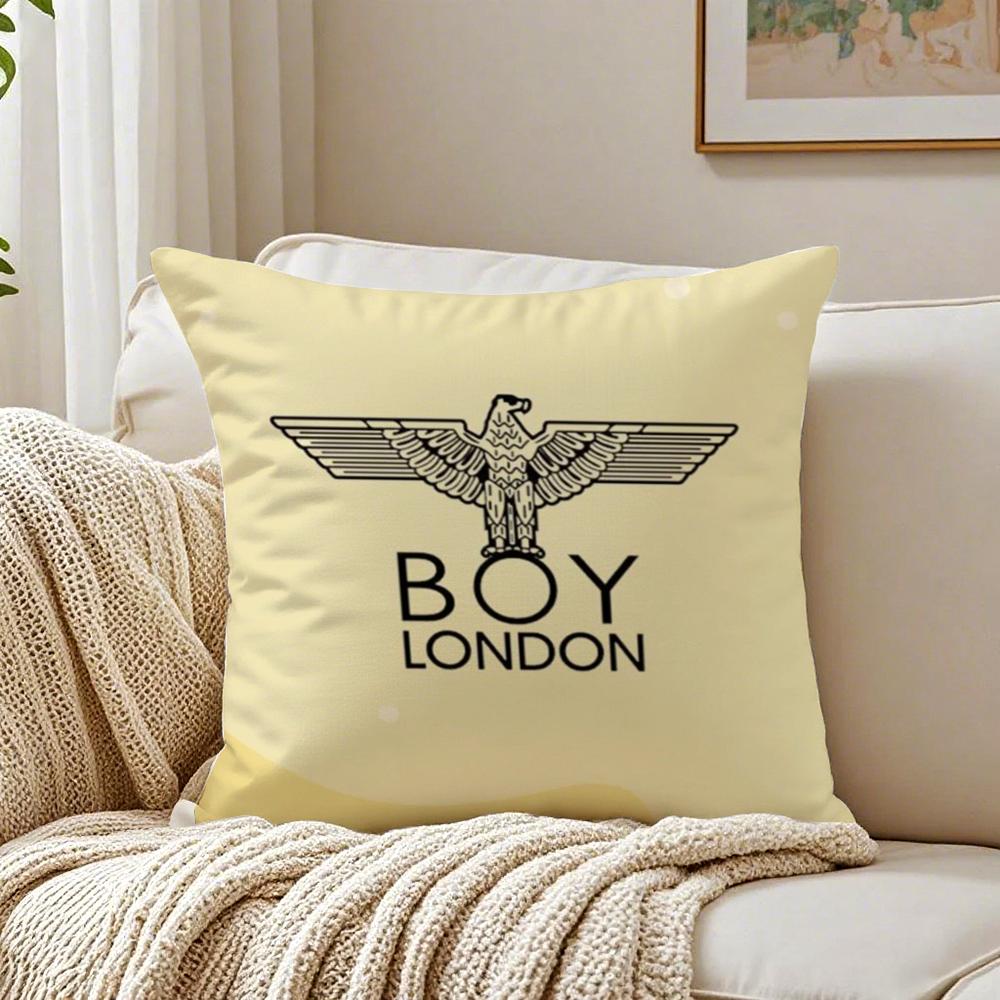 Brand BBOY LONDON Cushion Cover Linen Pillowcase Soft for Sofa Bed Home Room Decor