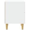 Nightstand Set of 2 White 43 x 34.5 x 48 cm Engineered Wood