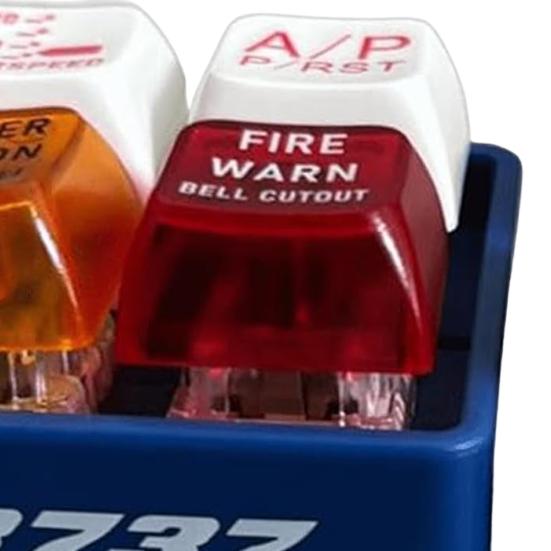 1/2 шт. Брелок Crew Alert Симулятор предупреждающего звука EGPWS с фонариком Реалистичный авиационный дизайн Инструмент для снятия стресса