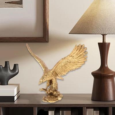 Фигурка Орла Ястреба для настольного дисплея, крылатая скульптура, коллекционная, ручная работа, акцент фэн-шуй