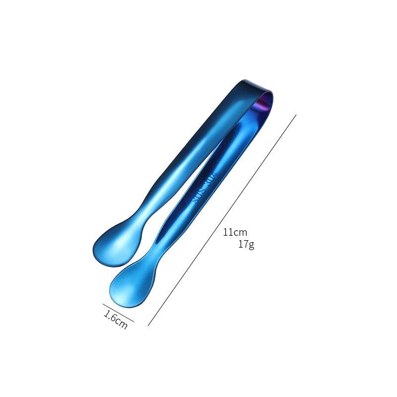 1 шт., разноцветный зажим из нержавеющей стали 304, щипцы для льда, хлеба, еды, зажим для барбекю, зажим для барбекю, кубик, щипцы для сахара, щипцы для льда, бар, кухонная утварь