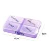 28 Grids Pill Container 7-Day Colorful Durable Detachable Pill Container