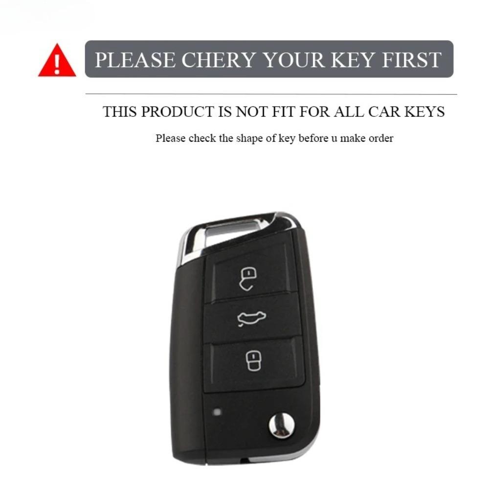 TPU Car Flip Key Case Cover Shell Fob For VW Volkswagen Golf 7 MK7 Tiguan MK2 SEAT Ateca Leon FR 2 Ibiza Skoda Octavia A7