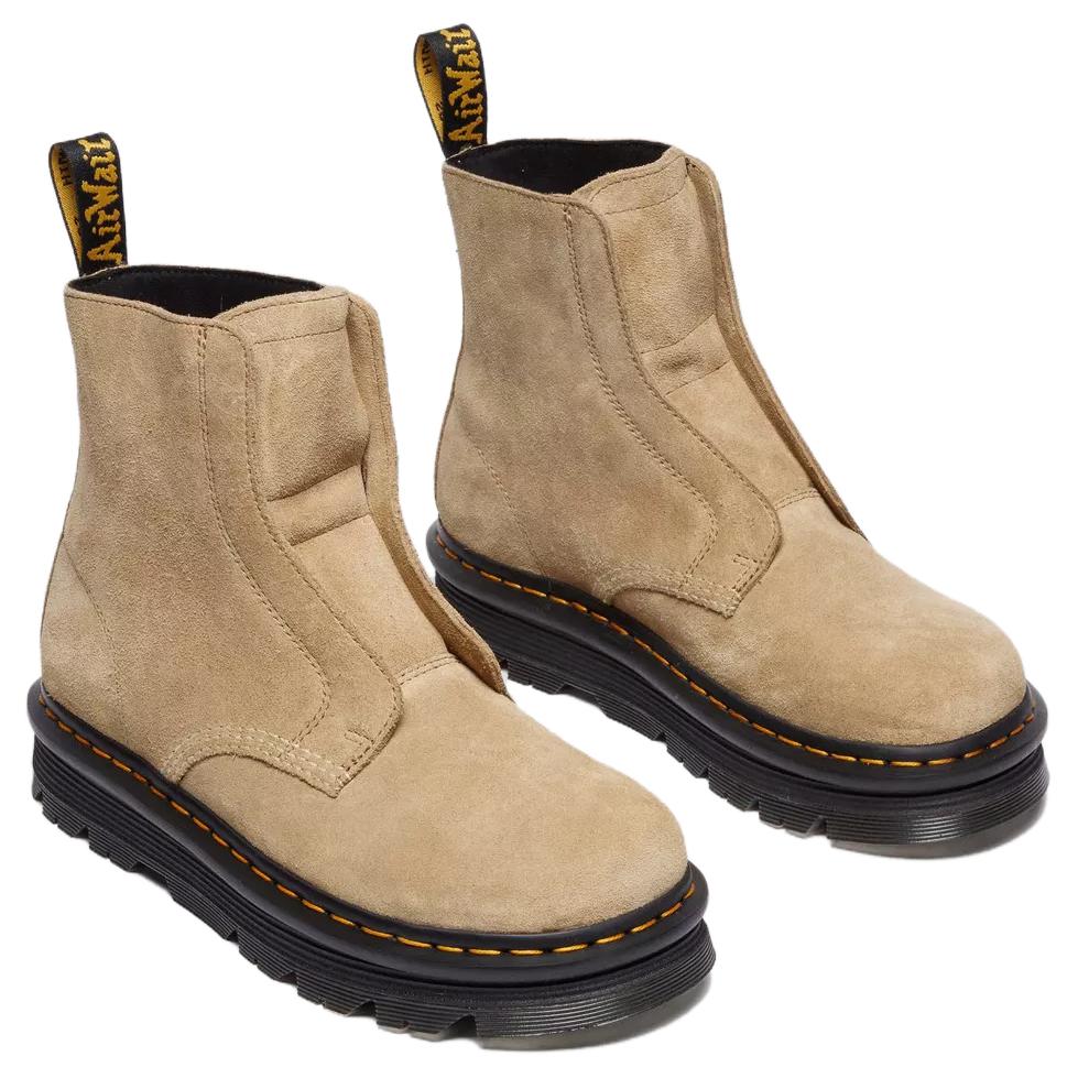 Dr. Martens Zebzag Comfortable Minimalist Ankle Boots Unisex Ankle Boots Brown 42246200