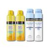 Ультралегкий спрей-мист для тела с защитой от солнца SPF70 141 г x 2 + Спрей для защиты от солнца Beach Defense SPF50 184 г x 2