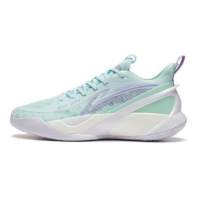 Баскетбольные кроссовки Li Ning Sonic 10 V2 с нескользящей подошвой, износостойкие, мужские, светло-синие, ABAS057-3