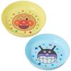 Reck Anpanman Snack Plates, 2-Piece Set (16cm Diameter) / Made In Japan / Available In 2 Colors and 2 Designs