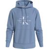Calvin Klein Hooded Letter Print Loose Long Sleeve Sweatshirt Men Sweatshirt Blue J30J325429-CEZ
