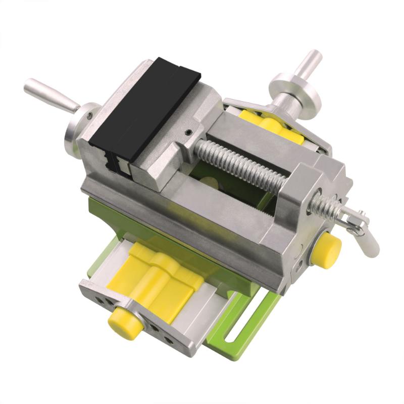 3-дюймовые тиски с крестообразными направляющими, тиски, составной стол, рабочий стол, скамейка из сплава Alunimun, корпус для фрезерования, сверления