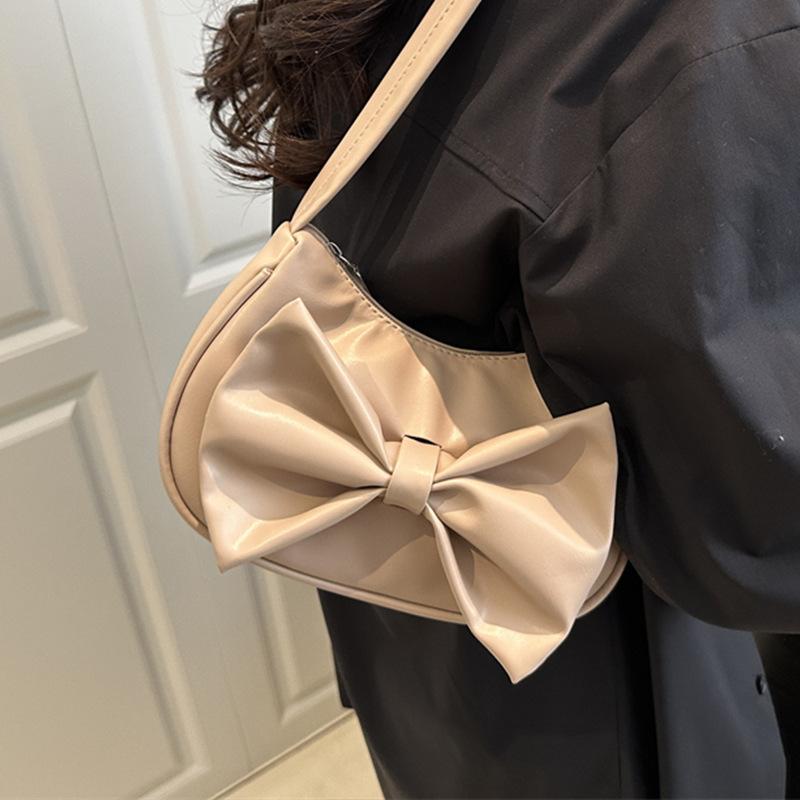 2025 новая сумка через плечо с бантом, женская летняя модная трендовая сумка через плечо, нишевый дизайн, женская сумка-мессенджер