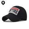 Cotton NEW YORK Large Letter Embroidered Baseball Cap for Men and Women Spring, Summer and Autumn Simple and Versatile Sunshade Cap